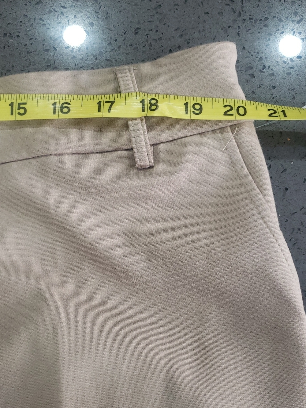 Jules & Leopold Women Light Beige Drawstring Pull-on Trouser Pants - Picture 10 of 15